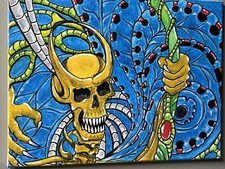 Skeleton Painting-original Art  picture
