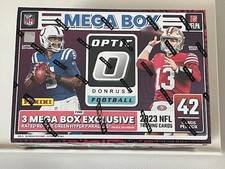 2023 Panini Donruss Optic NFL Football Trading Cards Mega Box Sealed Green Hyper picture