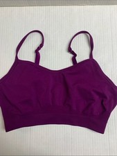 Athleta Renew Bra Low Impact Grape Purple A-C Cup Size Small picture