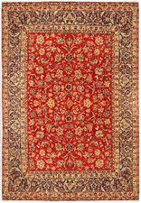 9x13' OLD  Traditional Esfahaan WOOL  Rug 12957 picture