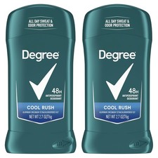 Degree Men Original Antiperspirant Cool Rush Twin Pack Sweat 2 Pack 2.7 oz picture