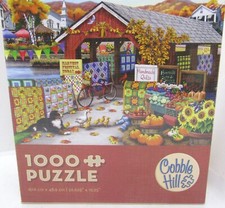 Cobble Hill HARVEST FESTIVAL 1000 Piece Jigsaw Puzzle New Factory Sealed picture
