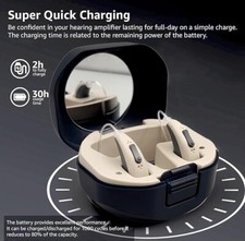 Lexie Lumen Rechargeable Hearing Device Set W/Dual Charging Base FAST SHIPPING picture