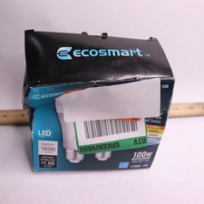 (2-Pk) EcoSmart 100-Watt Equivalent A19 Dimmable CEC LED Light Bulb  picture