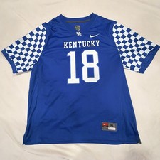 Nike NCAA Kentucky Wildcats Jersey Blue/White Men’s Size XL picture