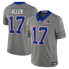 NEW Josh #17 Allen Nickel City Vapor F.U.S.E. MEN Stitched Jersey - Gray picture