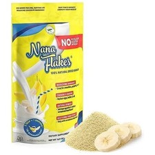 Nana Flakes 100% Natural Dried Banana Flakes Digestive Health 16 oz 69 Servings picture