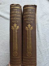 The Manners And Customs Of The Ancient Egyptians/ Wilkinson/ 1883 picture