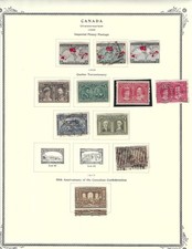Silk's Stamps - Canadian Collection (1898-1917) from GREAT Scott Album Cat $715 picture