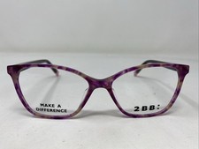 2BB: EFFIE C03 53-15-135 Purple Tortoise Full Rim Eyeglasses Frame :T80 picture