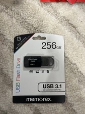 New Memorex USB Flash Drive 256GB 10MB/s U1 USB-A Flash Drive FHD picture