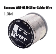 1M Line HiFi Original WBT-0820 Silver Solder Wire Audio 0.8mm 4% Ag Solder Cable picture
