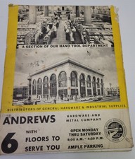 Vintage Andrews Hardware and Metal Company Los Angeles Pamphlet & Manuals picture
