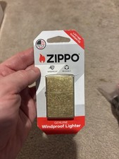 NEW GENUINE ZIPPO LIGHTER MADE IN THE USA Street Brass 48267 SEALED picture