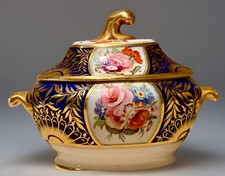 Regency Coalport Porcelain Covered Sugar Bowl Tureen — John Rose, c. 1810–1825 picture