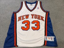 Patrick Ewing New York Knicks Vintage Starter NBA Authentics Jersey Size 46 RARE picture