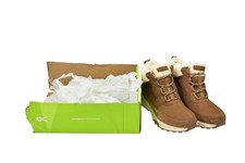 Kuru Atom Lumi Womens 11 M Waterproof Suede Sherpa Chestnut Brown Boot picture