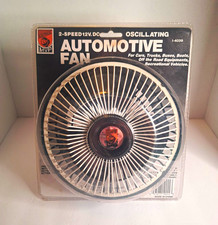 Vintage MVP I-4039 12V 2-Speed Oscillating Automotive Fan NOS Sealed picture
