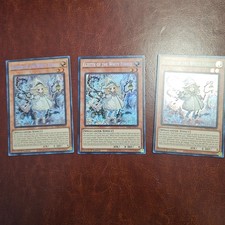 YUGIOH 3x Elzette of the White Forest INFO-EN014 Secret Rare 1st ED NEAR MINT picture