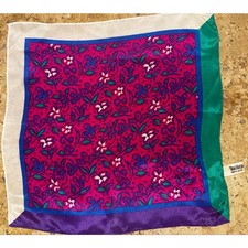 Vintage Van Horn 100% Silk Pocket Square picture