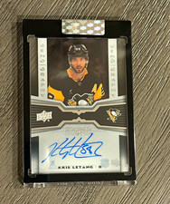 Upper Deck 2025-26 Clear Cut Kris Letang Pittsburgh Penguins Auto GA—KL picture