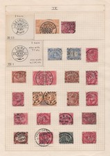 EGYPT 1890-1900 SPECIALIZED COLLECTION OF 122 STAMPS OF SPHINX & PYRAMID ISSUES picture