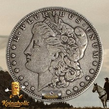 1878-1904 $1 Morgan Silver Dollar, 90%, G-VG With PSO MM, Blast From The Past  picture