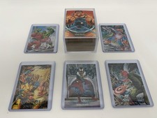 1992 Marvel Masterpieces Complete Base Set 1-100 + All Battle Spectra Cards 1-5 picture
