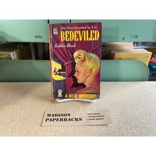 Bedeviled - Libbie Block - Dell Mystery 344 - Mapback - Vintage Paperbacks picture