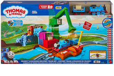 Thomas and Friends 2026 Cranky's Dockside Delivery Train Track Set 26pc NIB picture