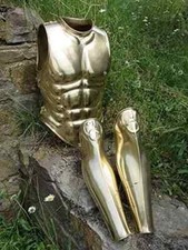 Medieval Brass Knight Roman Musculata Muscle Armor Cuirass Warrior Chest Armour picture