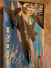 SEALED SR-71A BLACKBIRD 1/72 Jet Airplane Model Kit CALL TO GLORY Monogram 1984 picture