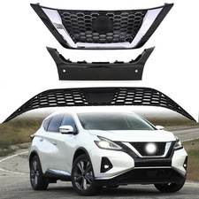 For 2019-23 Nissan Murano Front Upper Lower Grille/Bumper Face Bar Trim Step Pad picture