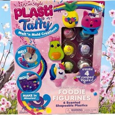 Just My Style Plasti Taffy Kids Crafts Melt N Mold Foodie Figurines Scented picture