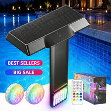 SANSI RGB Pool Lights Led Submersible Lamp IP68 Inground & Above Ground W/Remote picture