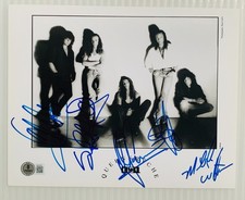 QUEENSRYCHE Signed  8x10 Photograph x 5 Beckett Authentic picture