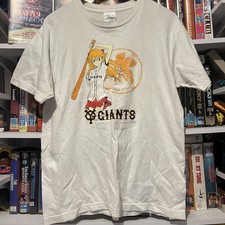Neon Genesis Evangelion Yomiuri Giants Anime T Shirt Size L Vintage Y2K 2012  picture