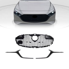For Mazda 3 2019-2025 Hatchback Front Grille and Trims Gloss Black picture