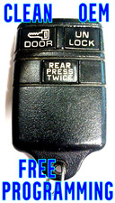 CLEAN 100% OEM 1995 1996 BLAZER REAR 2X KEYLESS REMOTE FOB TRANSMITTER ABO0104T picture