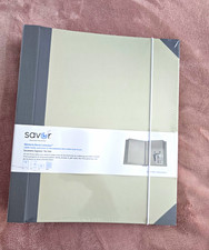 Savor The Folio Memento Bento Document Organizer w/ Elastic Gray Beige picture