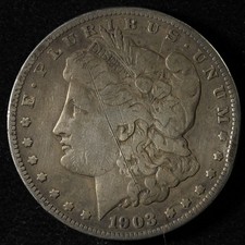 1903-S $1 Morgan Silver Dollar-Scratch -  USA picture