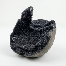Rare Black Amethyst Geode Crystal from Brazil picture