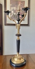 VTG 24” Elegant French Empire Style Heavy Bronze Candelabra - Made India picture