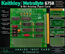 Keithley MetraByte 675B 8-Bit Analog Input Card B-5001226-01 Vintage PC ISA picture