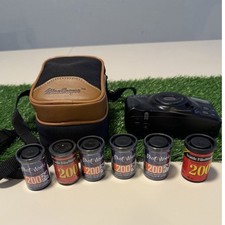 Vintage Canon Sure Shot Zoom-S  38-60mm With Film And Case Untested Needs Batter picture