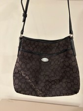 Coach Signature Avary Crossbody Bag Black Jacquard picture