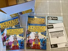 NEW BJU Press 3rd gr HERITAGE STUDIES 3 COMPLETE SUBJECT KIT 3rd Ed HISTORY + CD picture