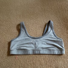 Skims Heather Gray Outdoor Scoop Neck Bralette, Size 4X NWT picture