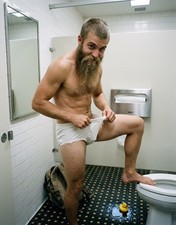 Muscle shirtless men gay/alternative sexy  8.5 by 11 GLOSSY PRINT beefcake  picture