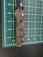 720SBTRT Pardue Folding Bowie Axis Real Tree by Benchmade Very Rare Pre Owned picture
